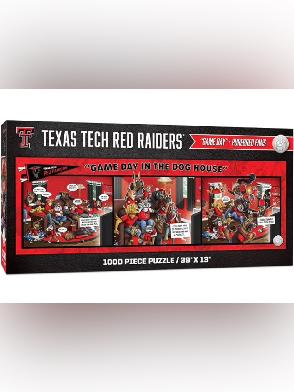 YouTheFan NCAA Game Day in the Dog House - 1000pc Puzzle. SEALED PACKAGE
